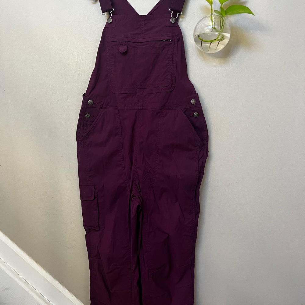 Duluth Trading Co Plum Purple overalls